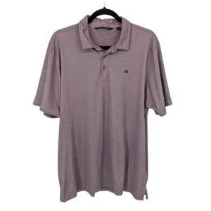 Travis Mathew Polo Shirt Pima Cotton Blend Short Sleeve Golf Athlesiure Size XL